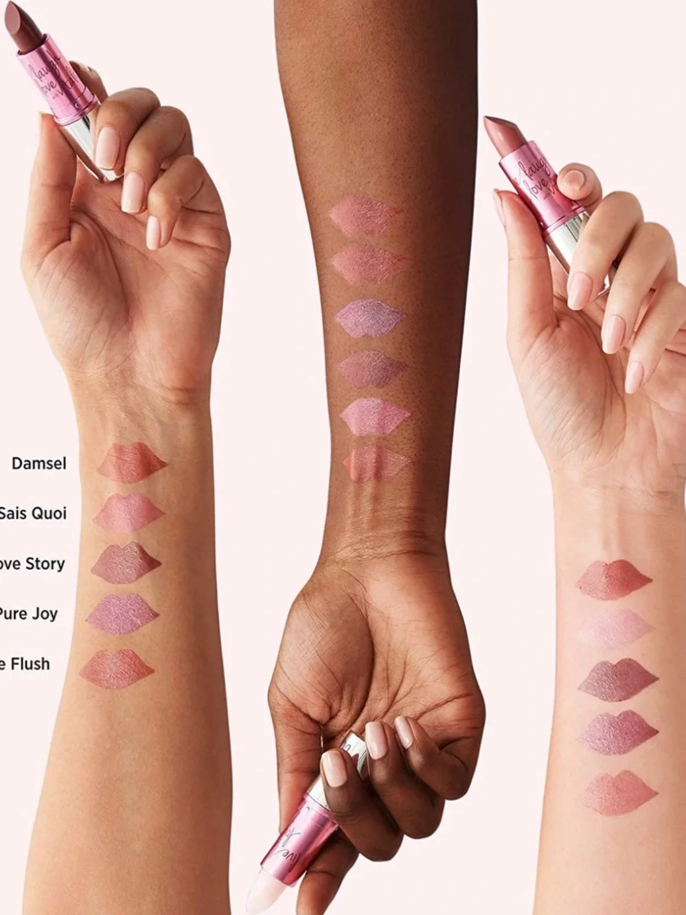 💋❤️IT Cosmetics Vitality Lip Flush Hydrating Lipstick Damsel